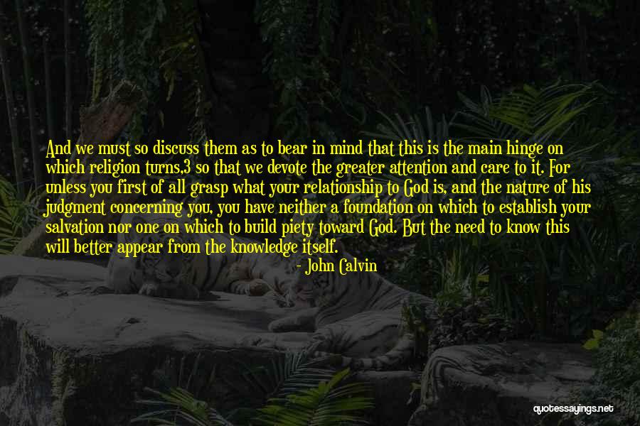 Care For Nature Quotes By John Calvin