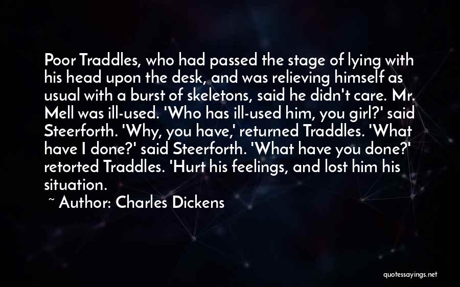 Care N Hurt Quotes By Charles Dickens