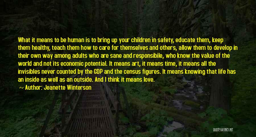 Care Not What Others Think Quotes By Jeanette Winterson