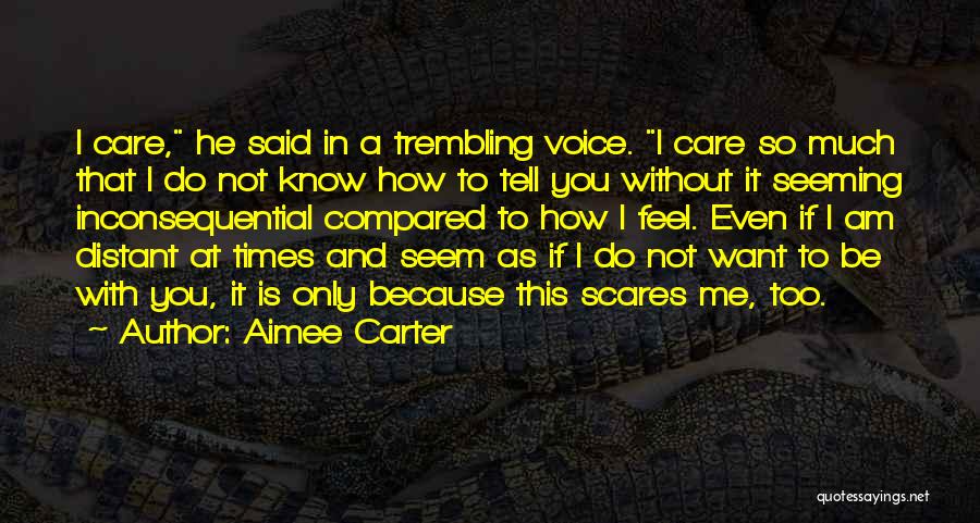 Care Too Much Love Quotes By Aimee Carter