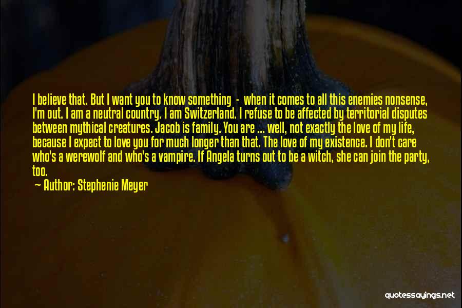 Care Too Much Love Quotes By Stephenie Meyer