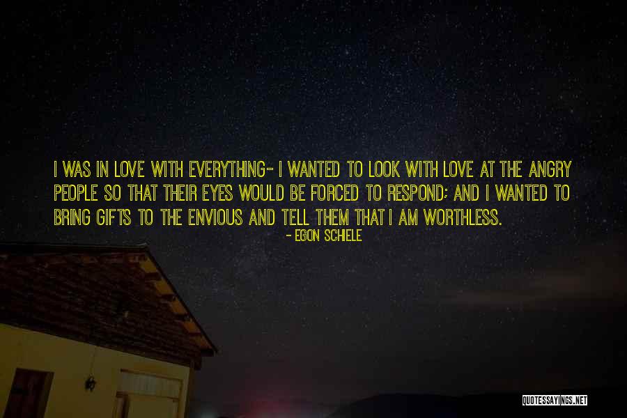 Care With Love Quotes By Egon Schiele