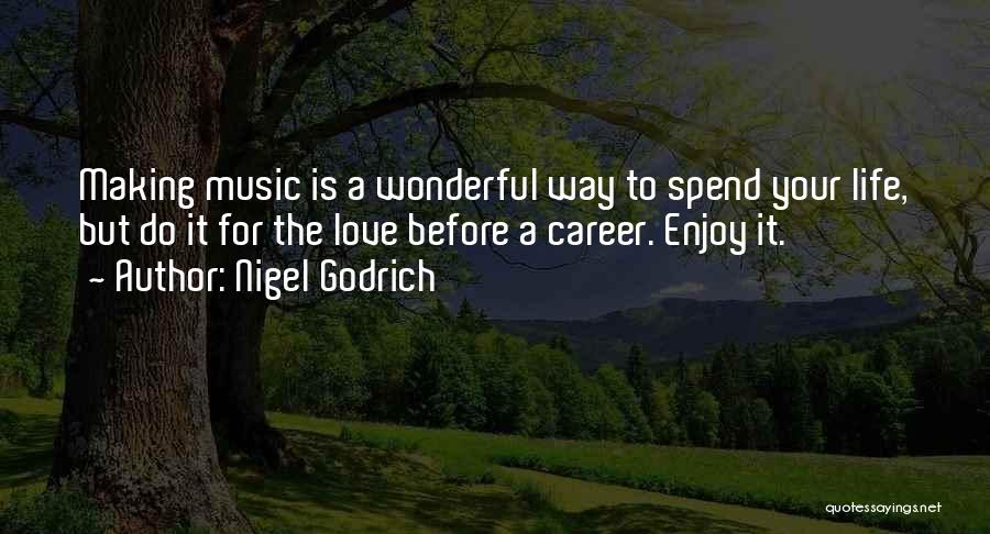 Career Before Love Quotes By Nigel Godrich