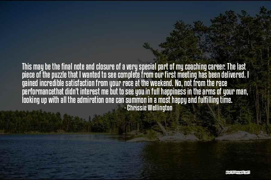 Career Coaching Quotes By Chrissie Wellington Career Coaching Quotes By Chrissie Wellington