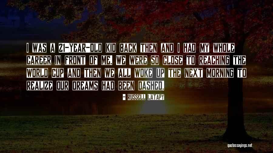 Career Dreams Quotes By Russell Latapy Career Dreams Quotes By Russell Latapy