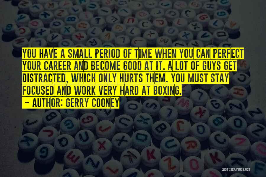 Career Focused Quotes By Gerry Cooney