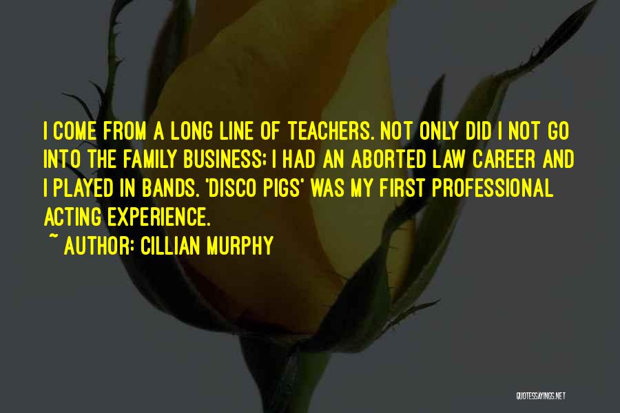 Career In Law Quotes By Cillian Murphy