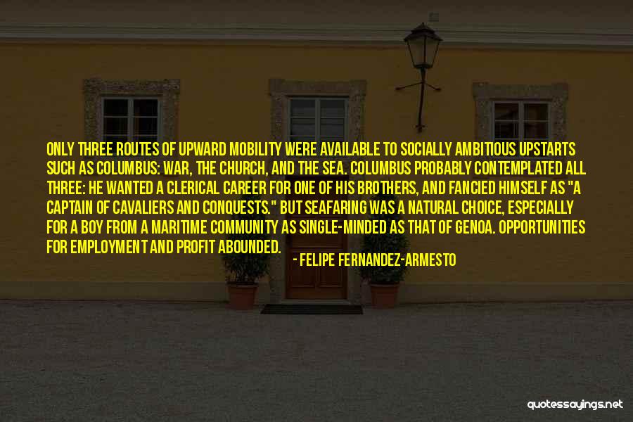 Career Mobility Quotes By Felipe Fernandez-Armesto