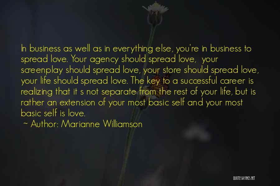 Career Or Love Life Quotes By Marianne Williamson