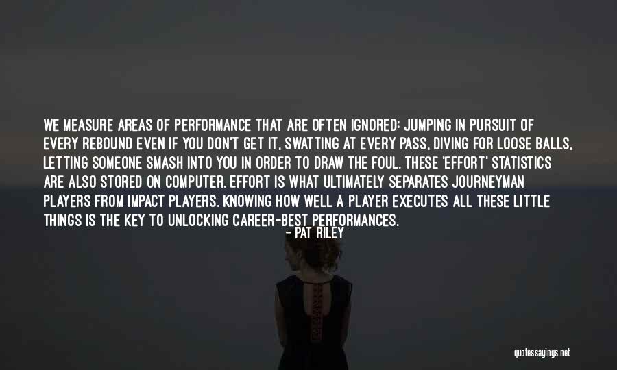 Career Pursuit Quotes By Pat Riley Career Pursuit Quotes By Pat Riley