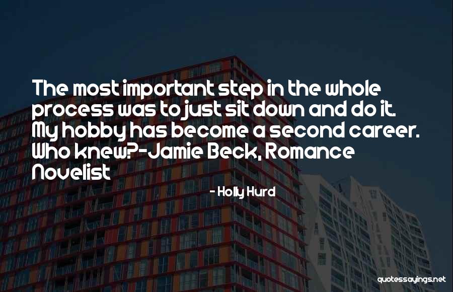 Career Step Quotes By Holly Hurd Career Step Quotes By Holly Hurd