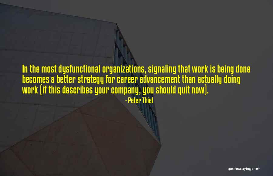 Career Strategy Quotes By Peter Thiel Career Strategy Quotes By Peter Thiel