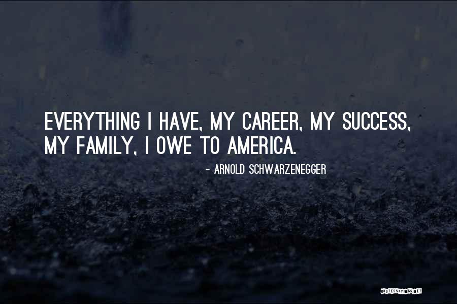 Career Success Quotes By Arnold Schwarzenegger