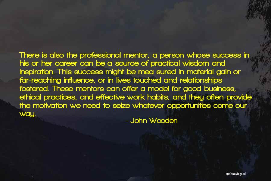 Career Success Quotes By John Wooden