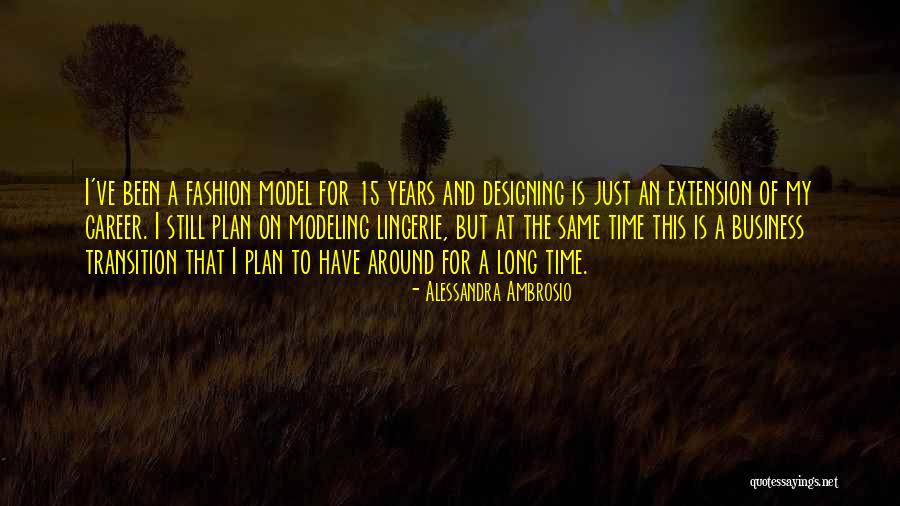 Career Transition Quotes By Alessandra Ambrosio