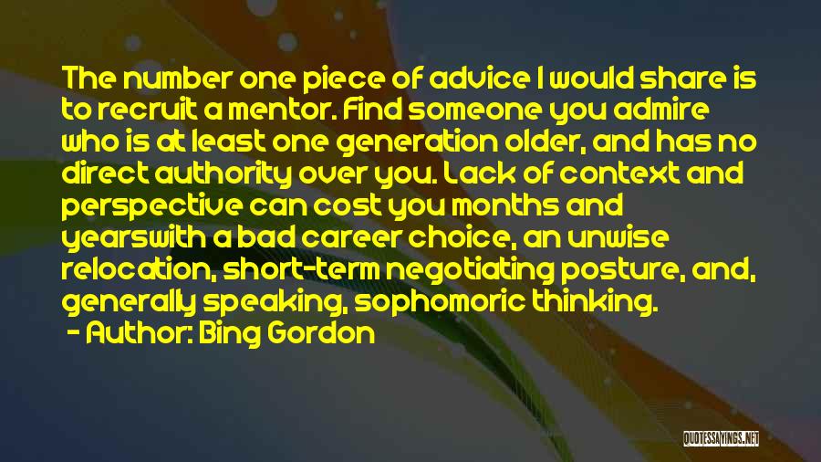 Careers Advice Quotes By Bing Gordon