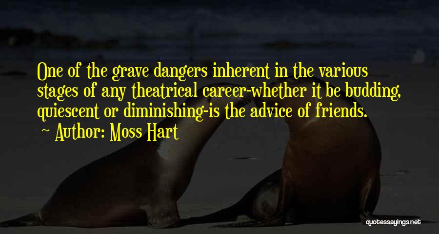 Careers Advice Quotes By Moss Hart