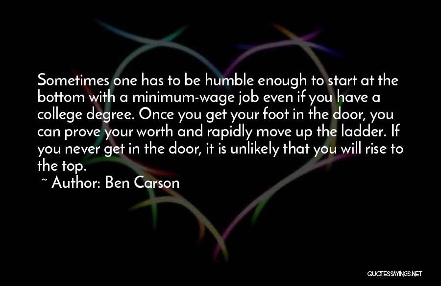 Careers And Jobs Quotes By Ben Carson