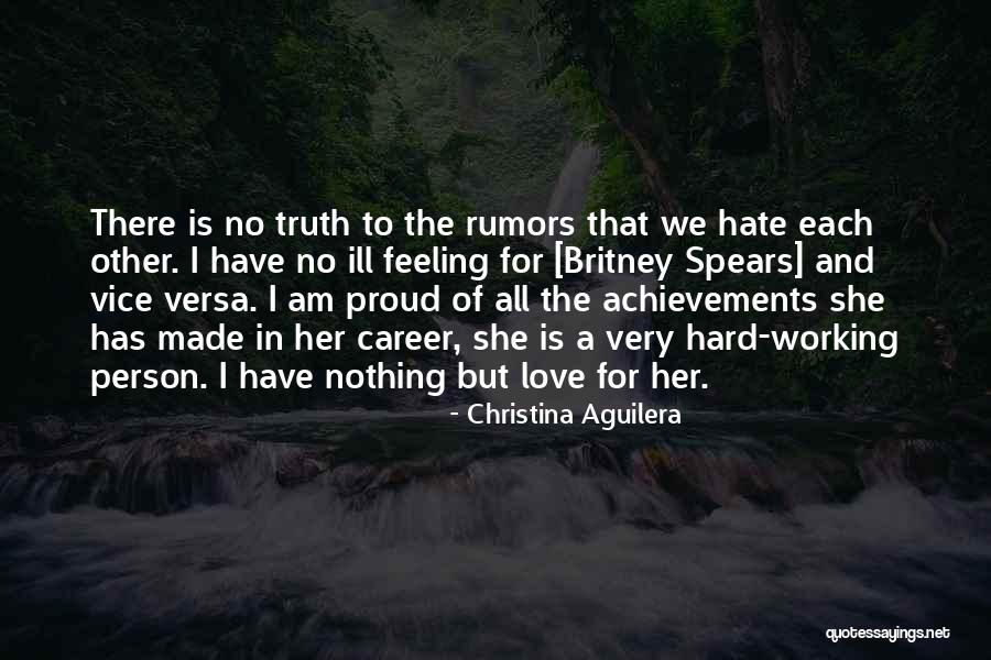 Careers And Love Quotes By Christina Aguilera