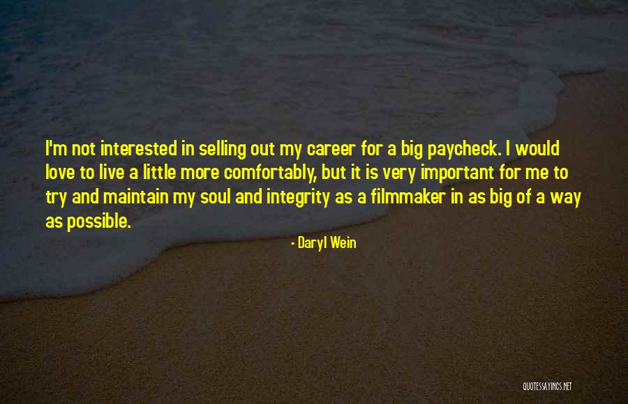 Careers And Love Quotes By Daryl Wein