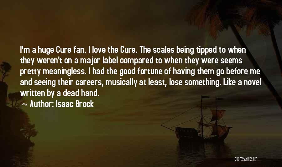 Careers And Love Quotes By Isaac Brock