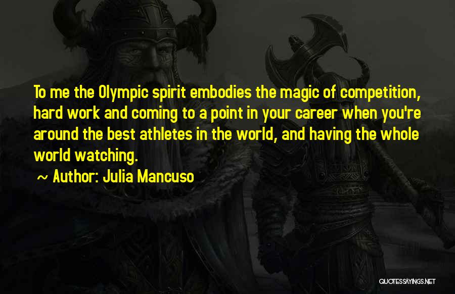 Careers And Work Quotes By Julia Mancuso