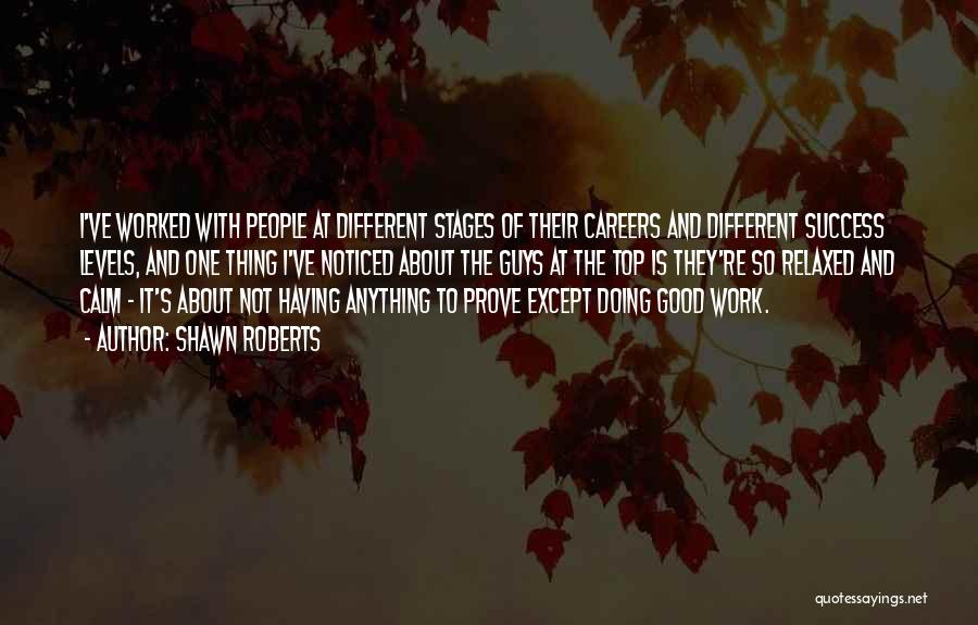 Careers And Work Quotes By Shawn Roberts