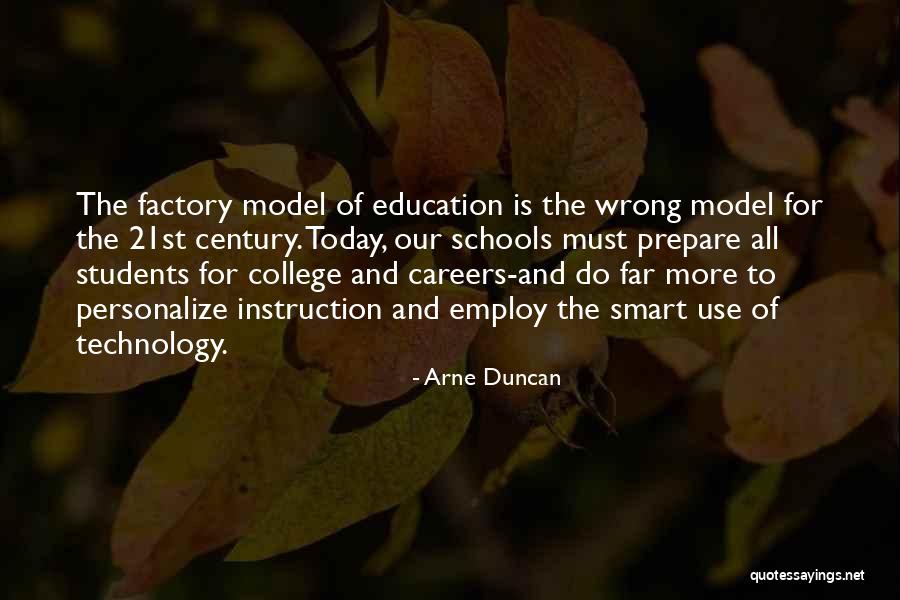 Careers Education Quotes By Arne Duncan