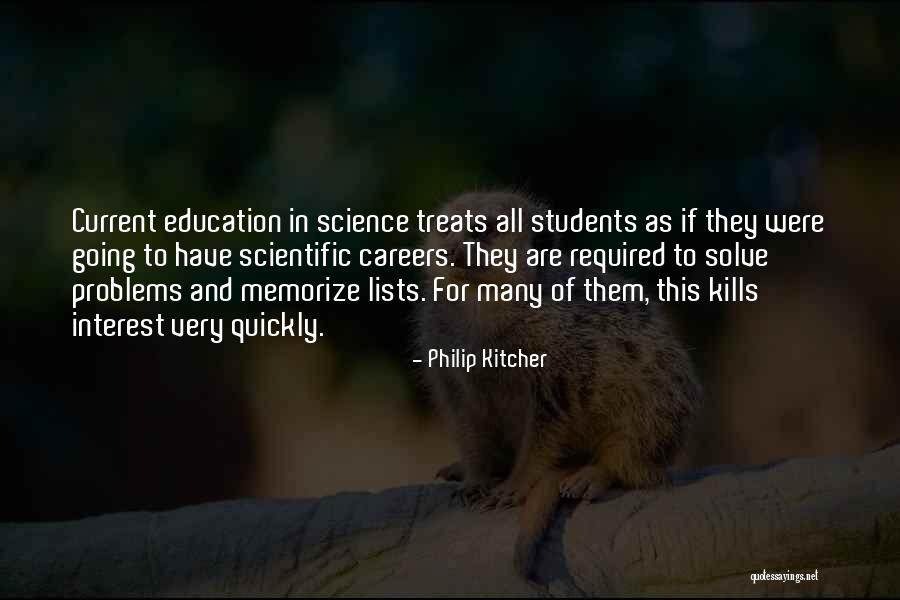 Careers Education Quotes By Philip Kitcher