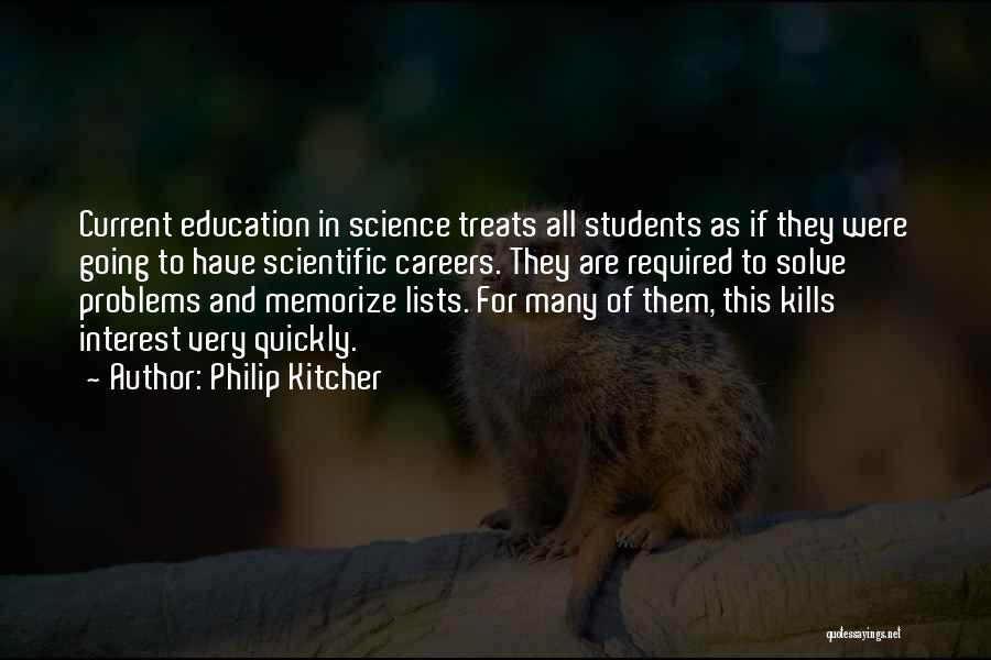 Careers In Science Quotes By Philip Kitcher