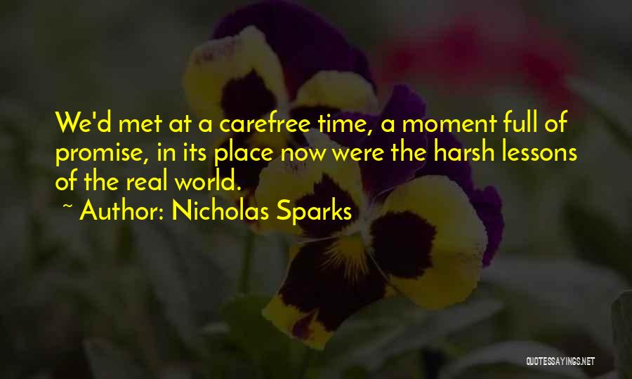 Carefree Quotes By Nicholas Sparks