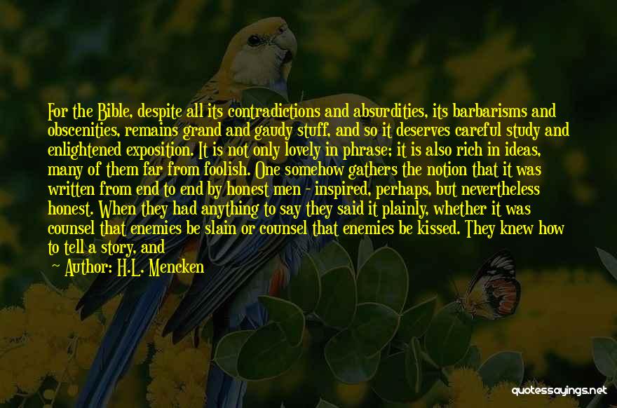 Careful Words Quotes By H.L. Mencken