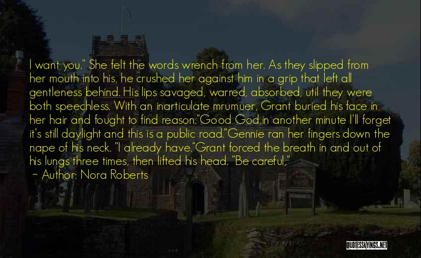 Careful Words Quotes By Nora Roberts