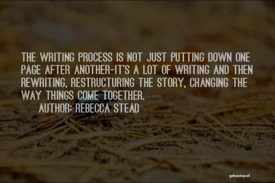 Caregiving Dementia Quotes By Rebecca Stead