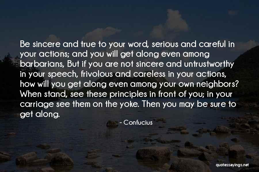 Careless Actions Quotes By Confucius Careless Actions Quotes By Confucius