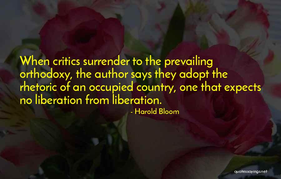 Caressent Care Quotes By Harold Bloom Caressent Care Quotes By Harold Bloom