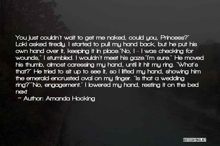 Caressing Quotes By Amanda Hocking