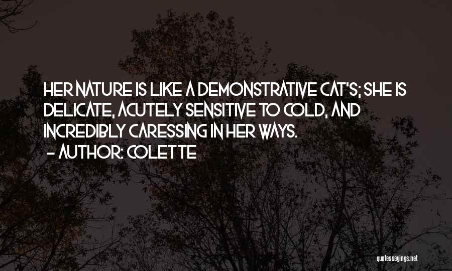 Caressing Quotes By Colette