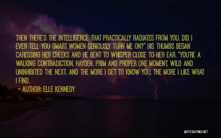Caressing Quotes By Elle Kennedy