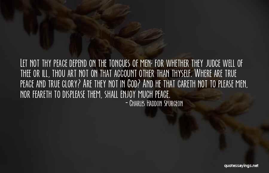 Careth Quotes By Charles Haddon Spurgeon Careth Quotes By Charles Haddon Spurgeon