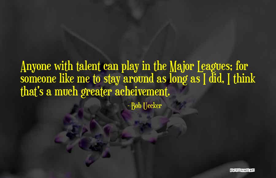 Caring And Loving Someone Deeply Quotes By Bob Uecker Caring And Loving Someone Deeply Quotes By Bob Uecker