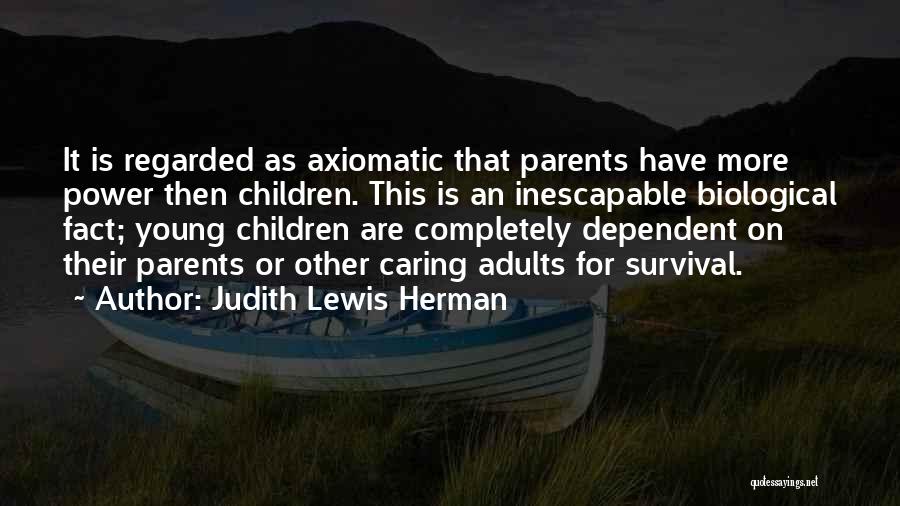 Caring Children Quotes By Judith Lewis Herman