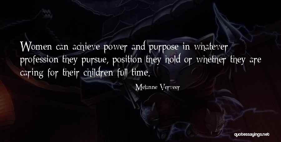 Caring Children Quotes By Melanne Verveer