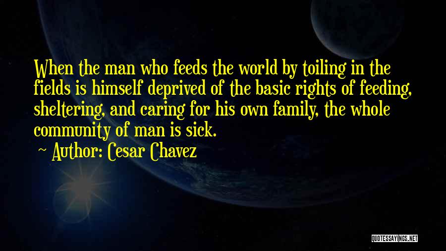 Caring For Family Quotes By Cesar Chavez