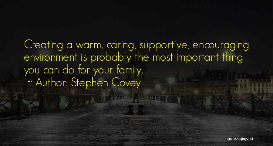 Caring For Your Family Quotes By Stephen Covey