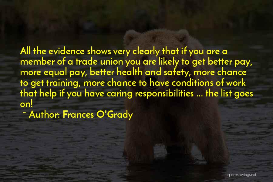 Caring For Your Health Quotes By Frances O'Grady