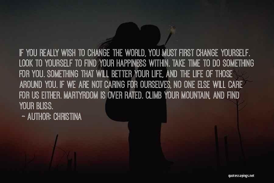 Caring For Yourself First Quotes By Christina