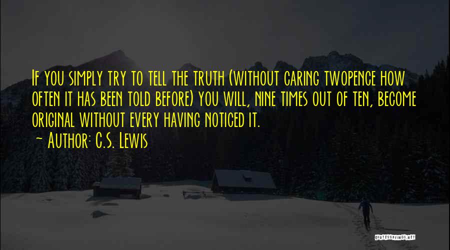 Caring Quotes Quotes By C.S. Lewis