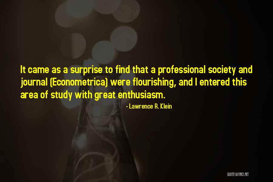 Caristico Quotes By Lawrence R. Klein Caristico Quotes By Lawrence R. Klein