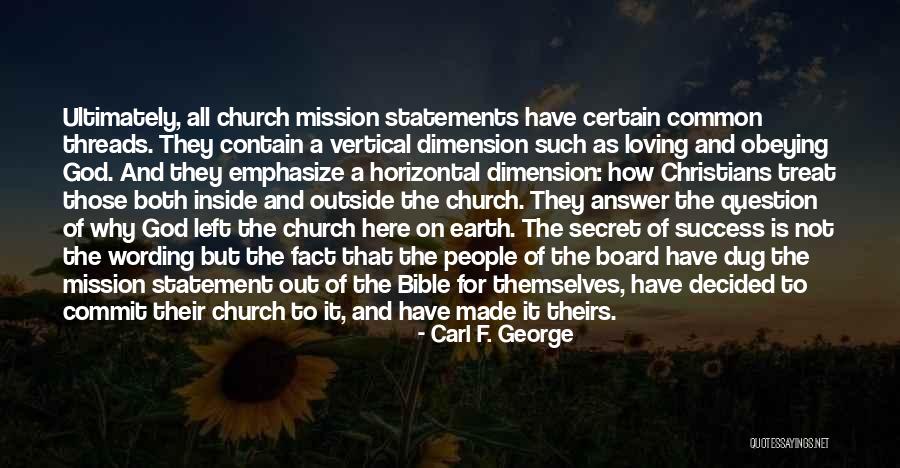 Carl F. George Quotes 148956 Carl F. George Quotes 148956
